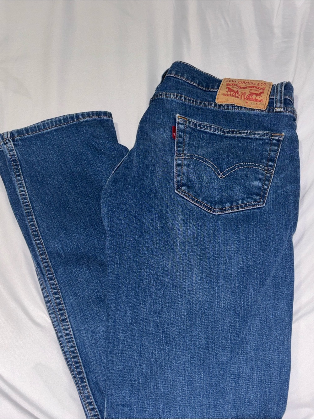 Levi's Men's Dark Blue Slim Fit Straight Jeans